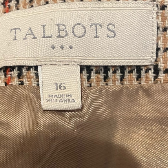 Talbots Multicolor Plaid Pencil Skirt - Picture 3 of 4